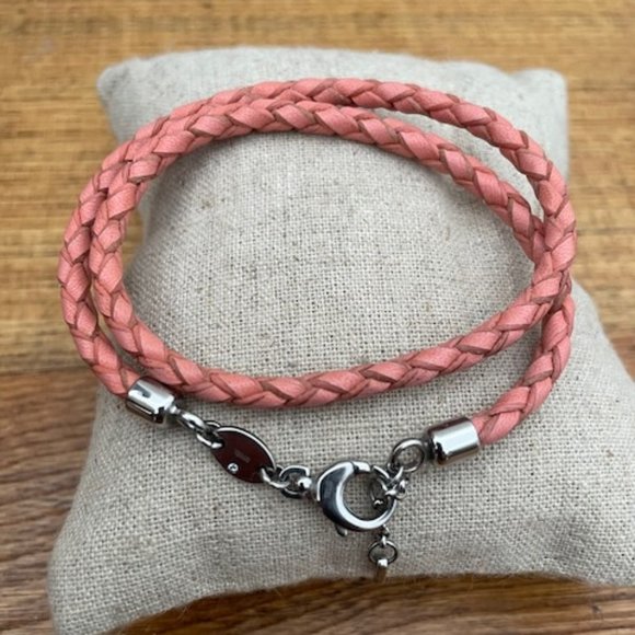 Fossil Braided Leather Bracelet - Picture 1 of 4